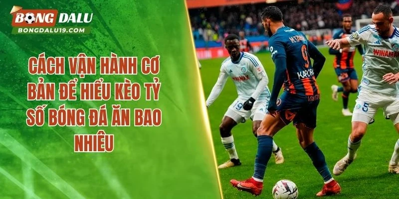 Cách vận hành cơ bản để hiểu kèo tỷ số bóng đá ăn bao nhiêu