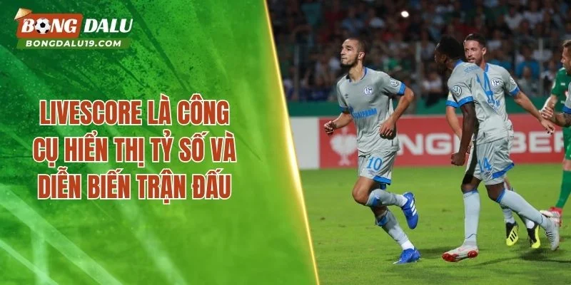 Livescore là công cụ hiển thị tỷ số và diễn biến trận đấu