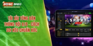 Tài Xỉu Tổng Bàn Thắng Đội A/B